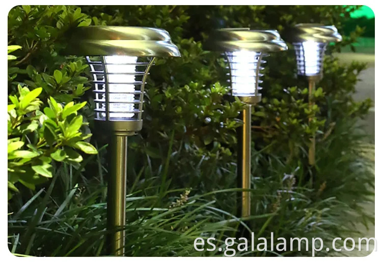 Lámpara de asesino de mosquitos solares ecológicos con tecnología LED